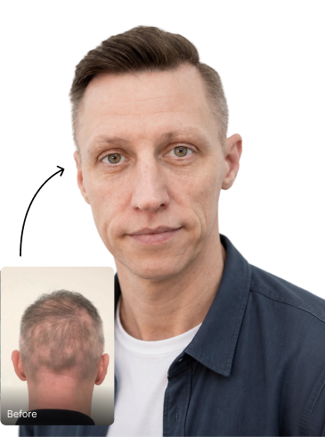 Este Hair Medical patient hair restoration result